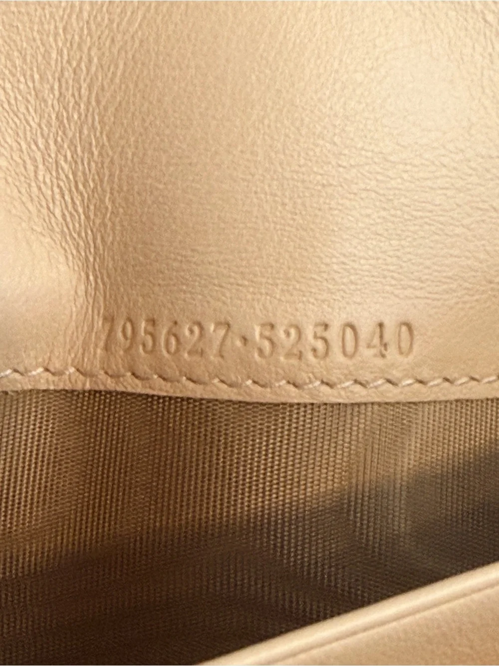 Gucci Beige and Brown GG Canvas Crossbody Bag with Bi-Metal GG Logo